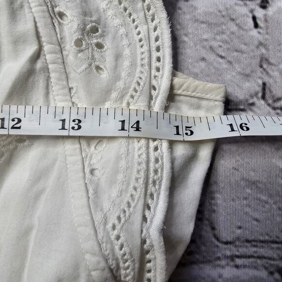 Justice 100% Cotton Eyelet Ruffle Accent Maxi Dress Size 14 - Picture 9 of 12